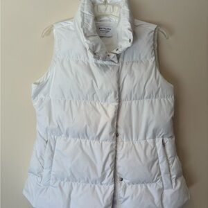 Athleta White Puffer Vest